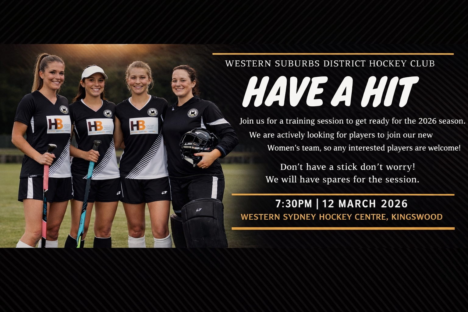 New Players – Join Wests Hockey