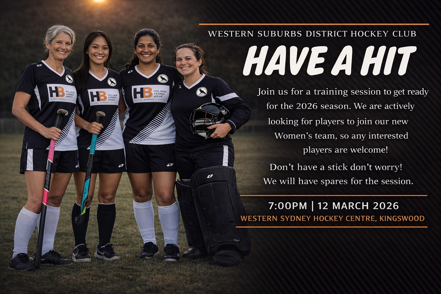New Players – Join Wests Hockey