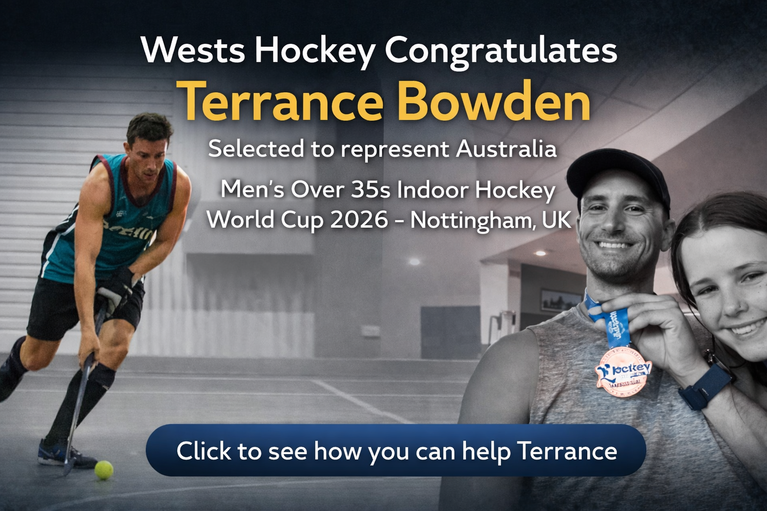 Congratulations Terrance Bowden - Australian Representative